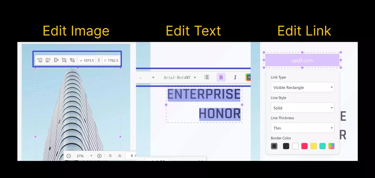 adjust settings like fonts, colors, sizes, and styles.