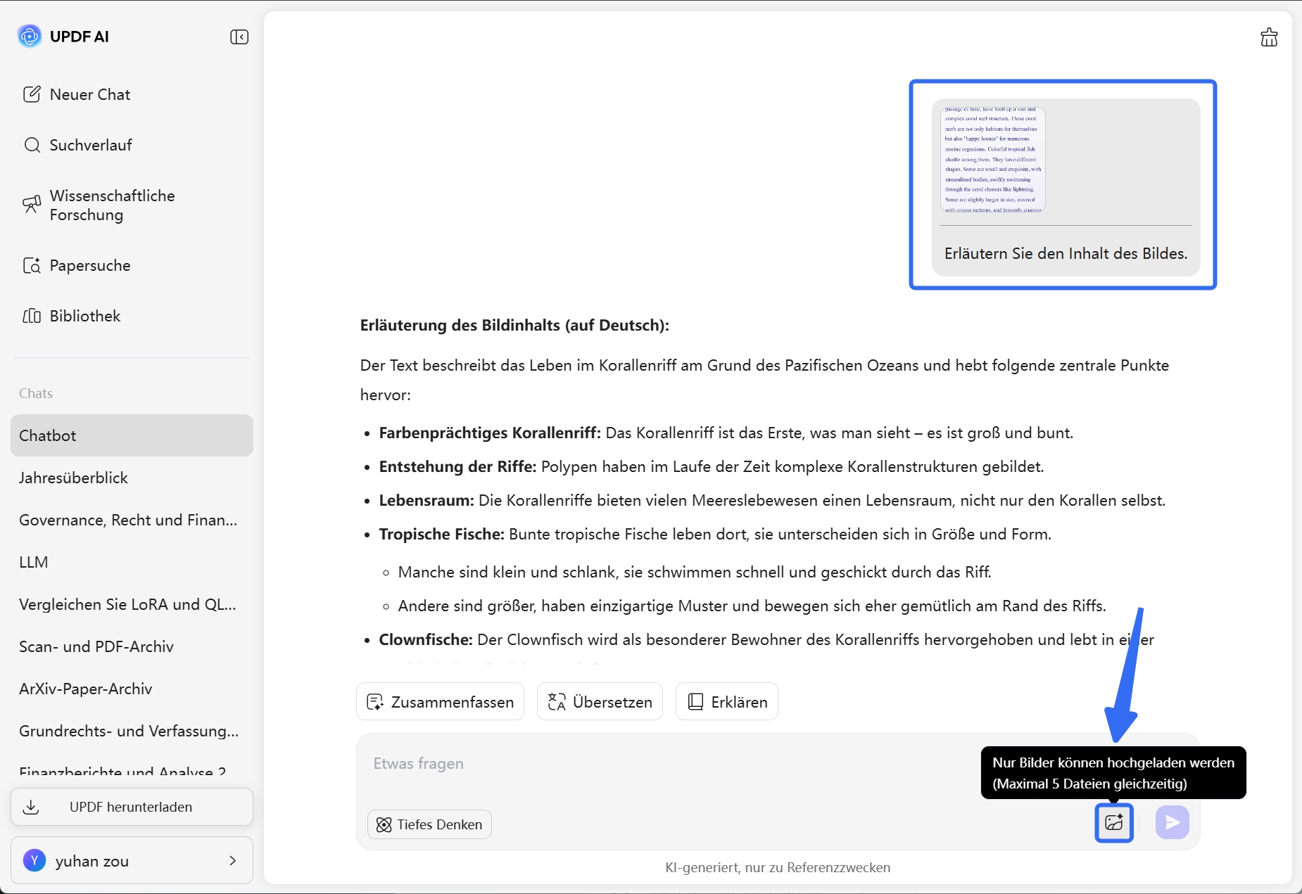 Screenshots hinzufügen