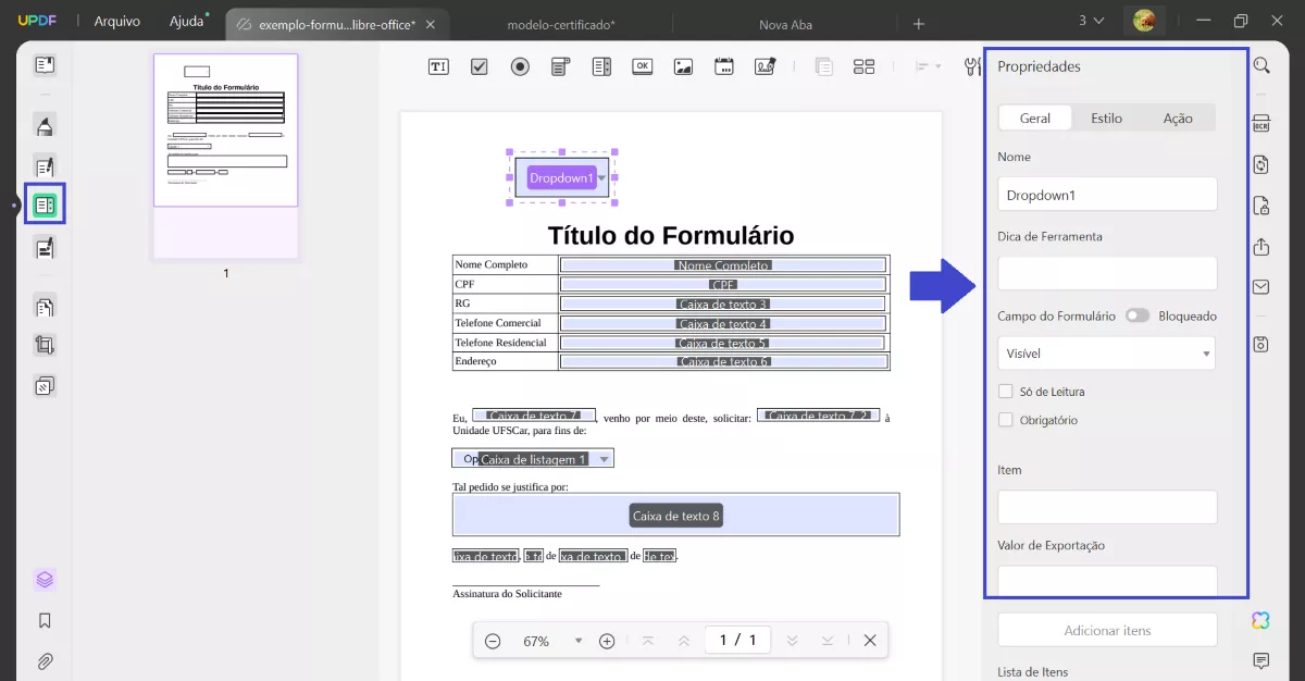 Como Criar um Formulário PDF Preenchível 