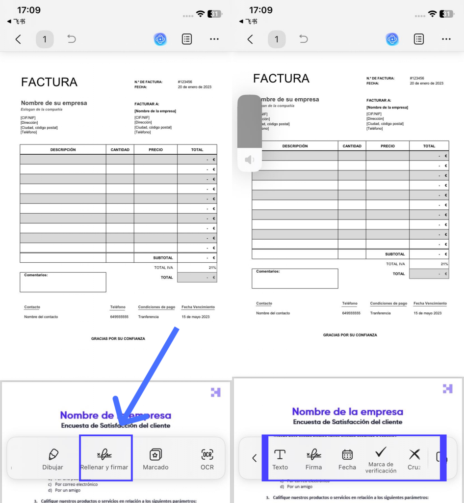 cómo hacer un pdf rellenable en ios