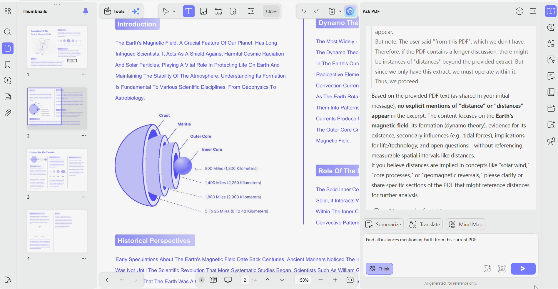updf ai search keyword pdf