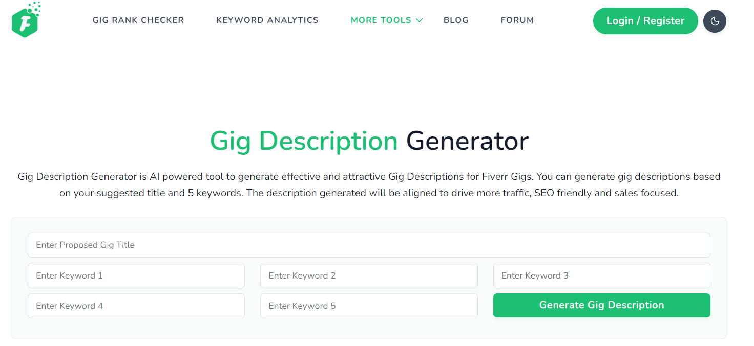 fiverr description generator fivdata