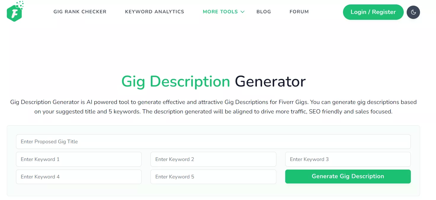 fiverr description generator fivdata