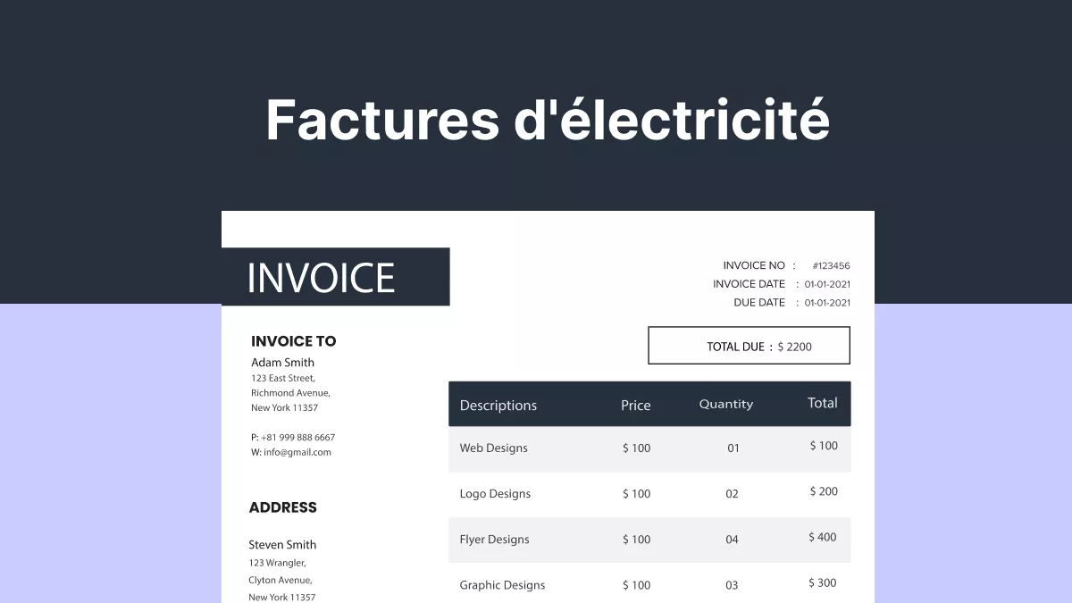 10 sites incontournables pour télécharger GRATUITEMENT des modèles PDF de factures d'électricité