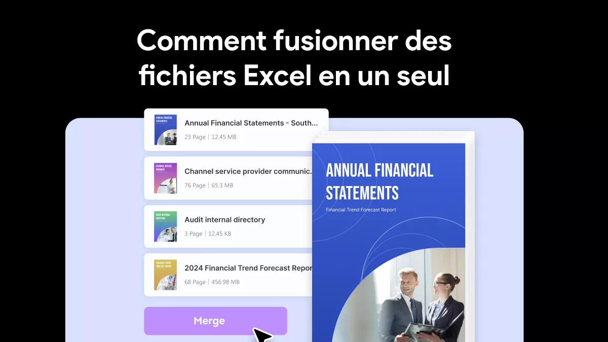 Comment fusionner deux ou plusieurs fichiers Excel en un seul [Guide 2024]