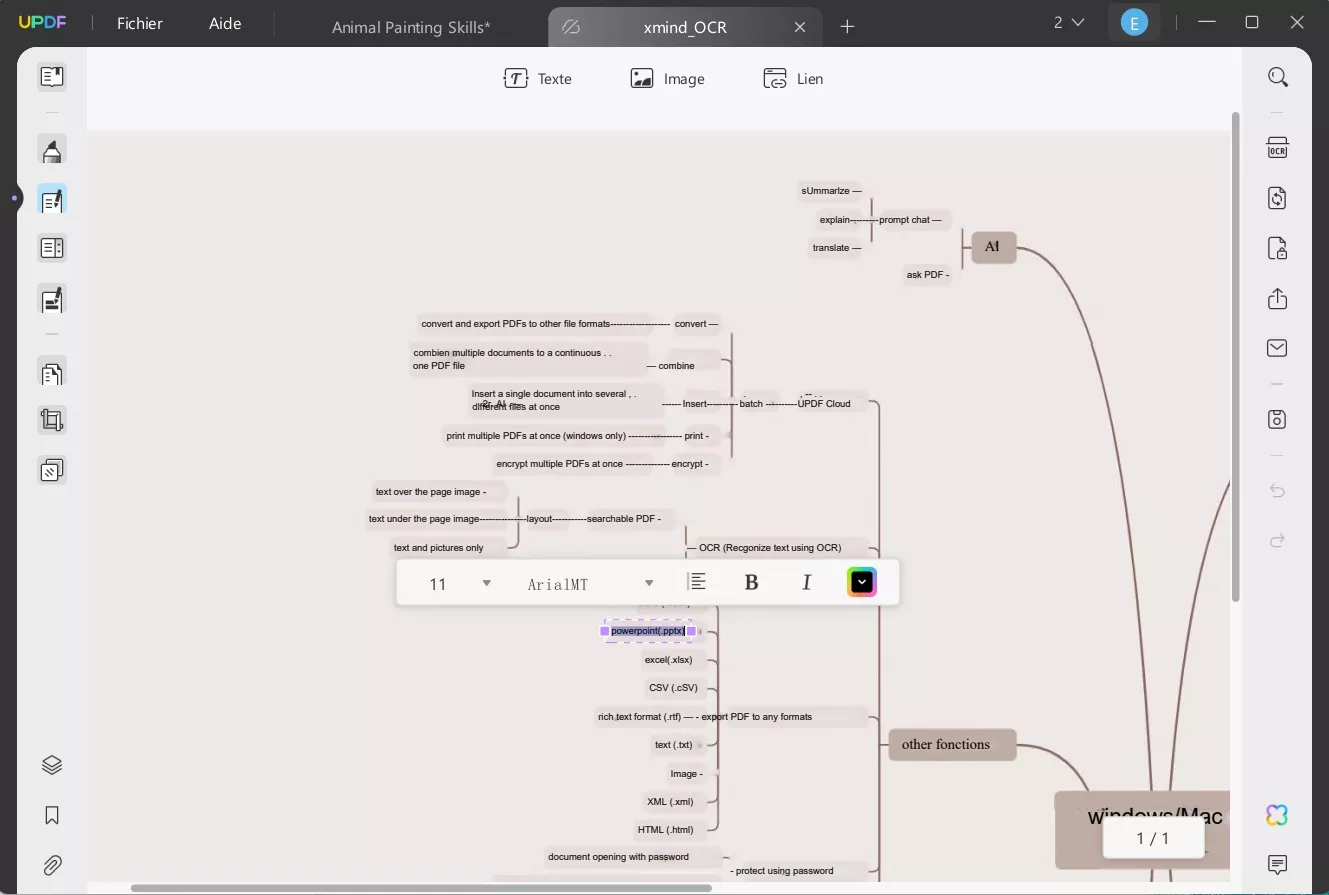 convertir xmind en pdf