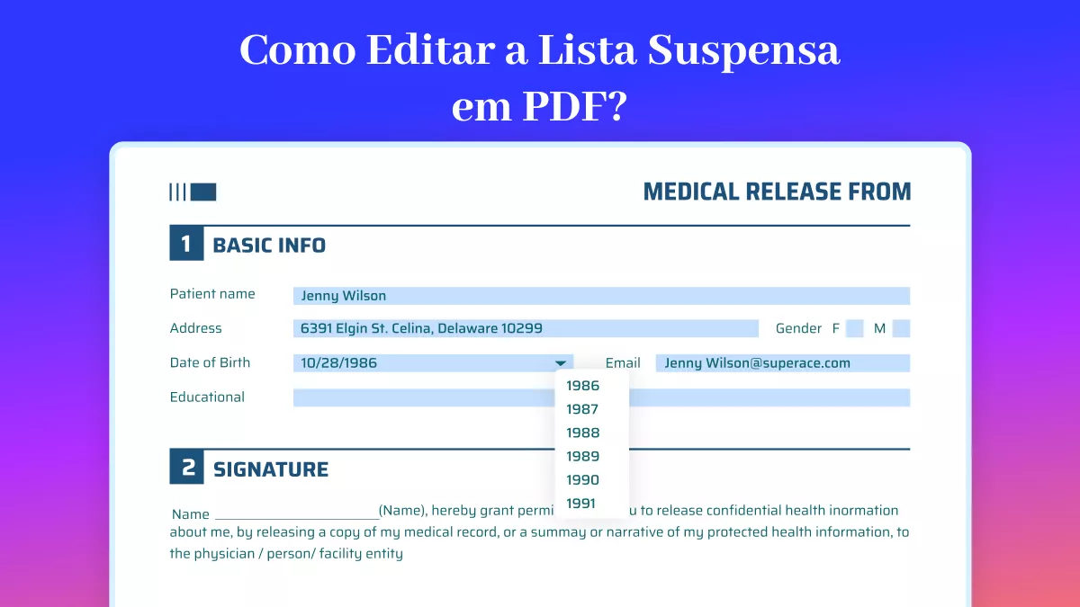 Como Editar a Lista Suspensa em PDF? (5 Métodos Comprovadas)