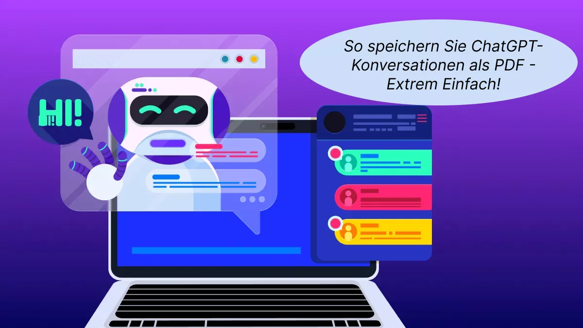 So speichern Sie ChatGPT-Konversationen als PDF - Extrem Einfach!