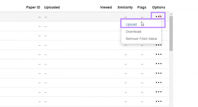 upload file to turnitin
