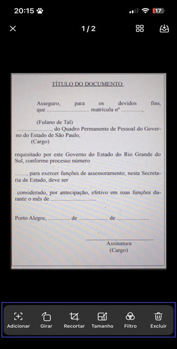 Escanear ao PDF