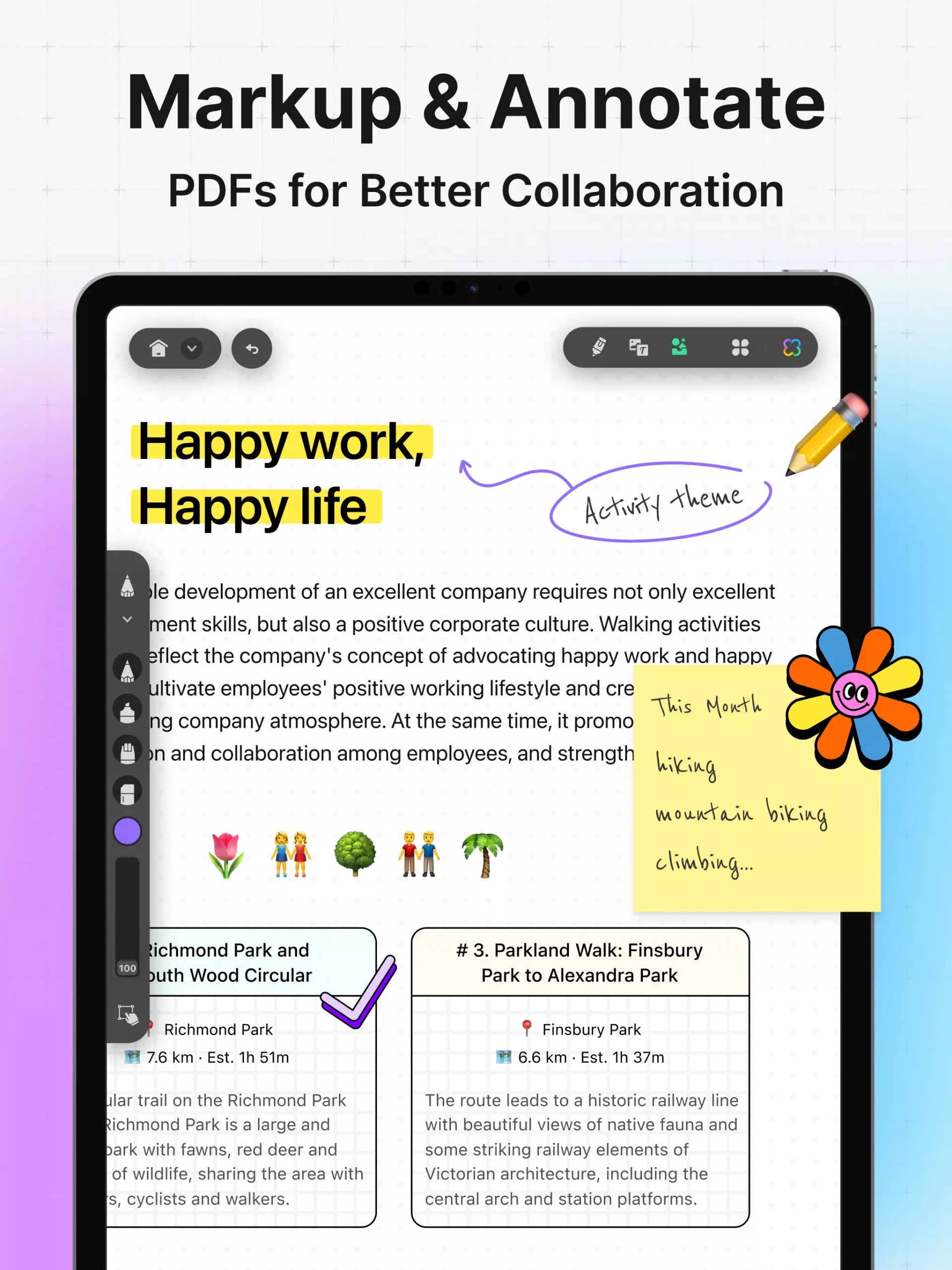 annotate pdf on ipad