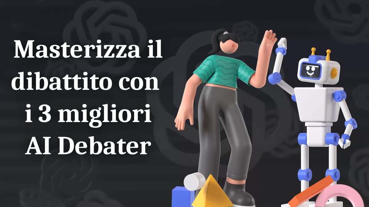 Diventa esperto di dibattito con i top 3 AI Debater