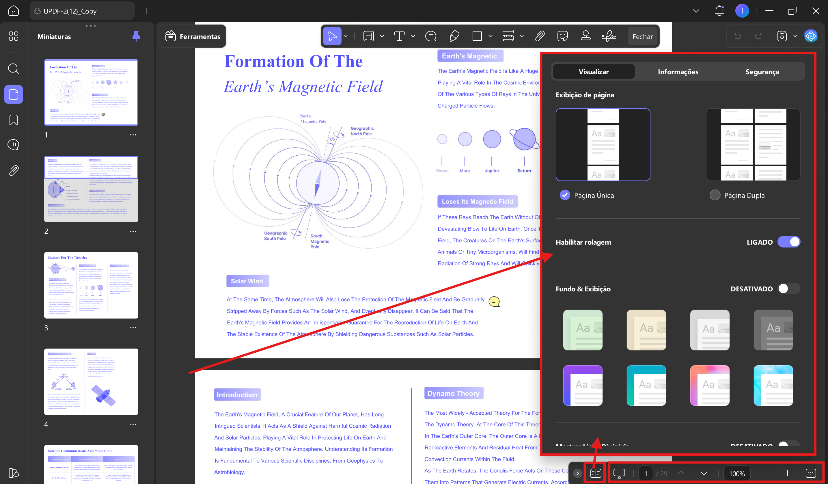 como abrir pdf no onenote updf