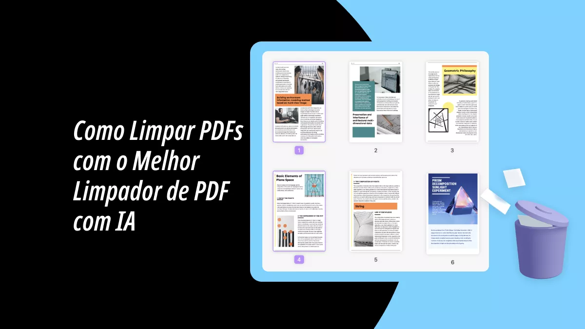 Como Limpar PDFs com o Melhor Limpador de PDF com IA