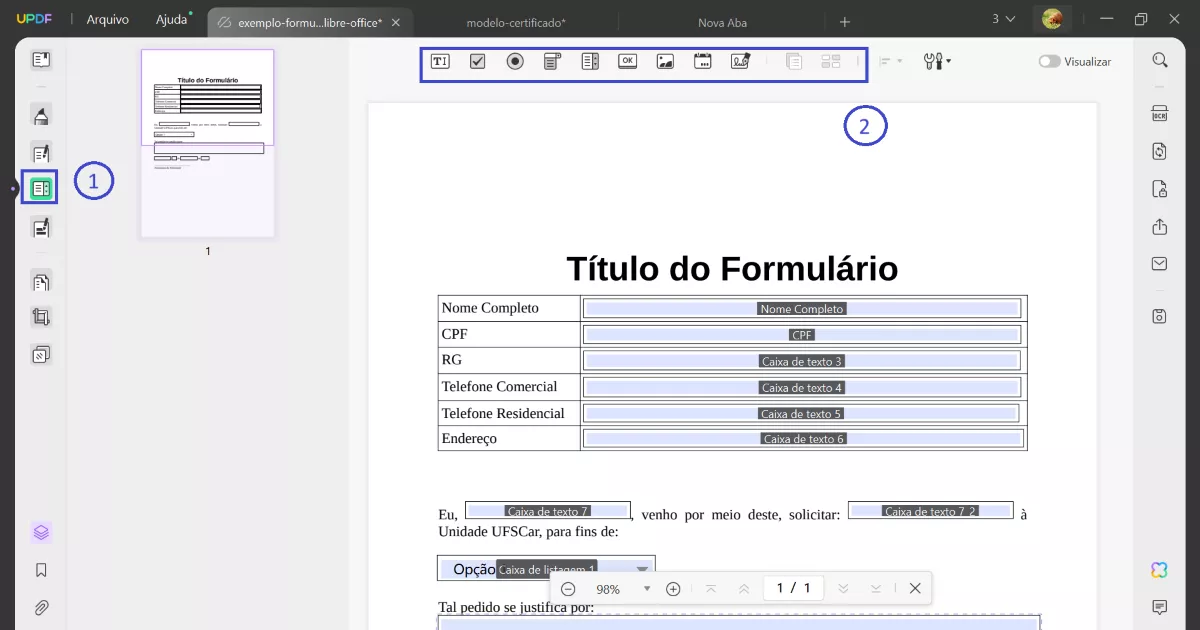 Como Criar um Formulário PDF Preenchível 