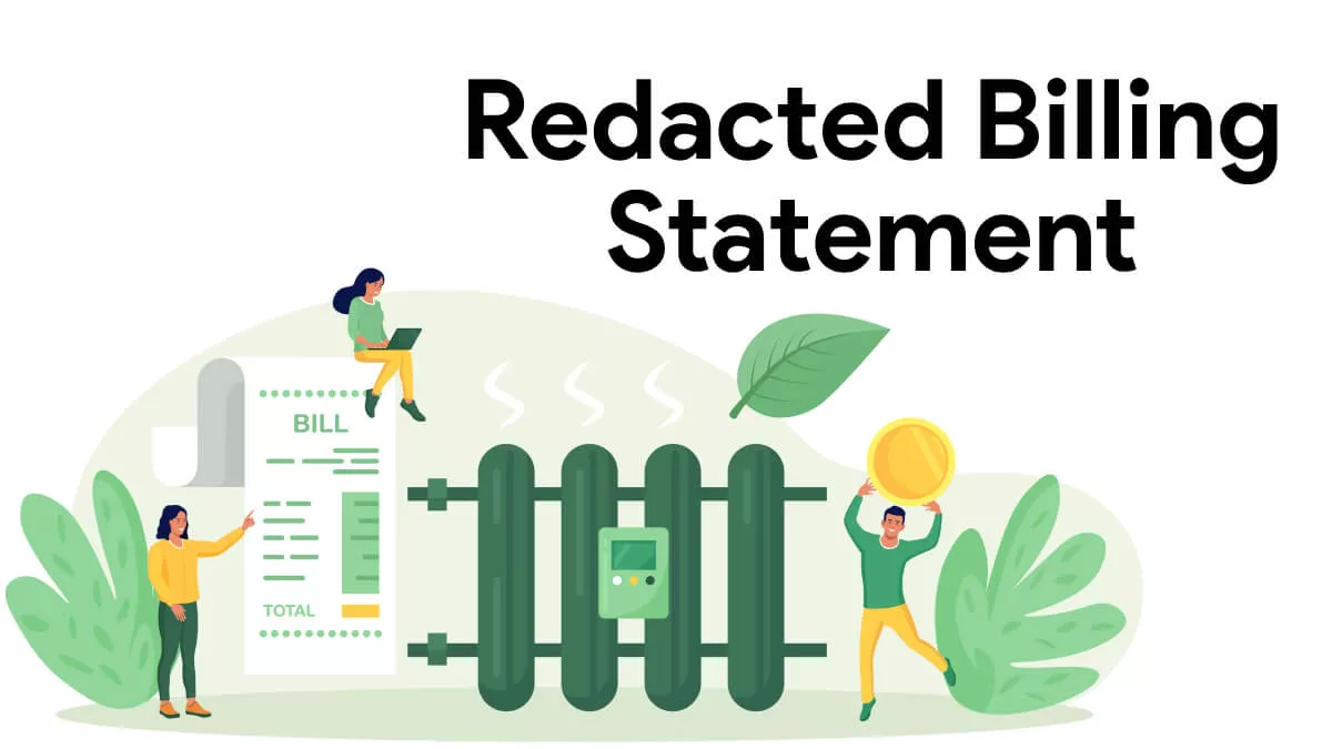 How to Create a Redacted Billing Statement: Protect Confidential Information