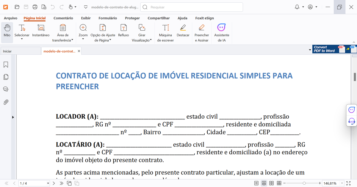 Como Remover Campos Preenchíveis