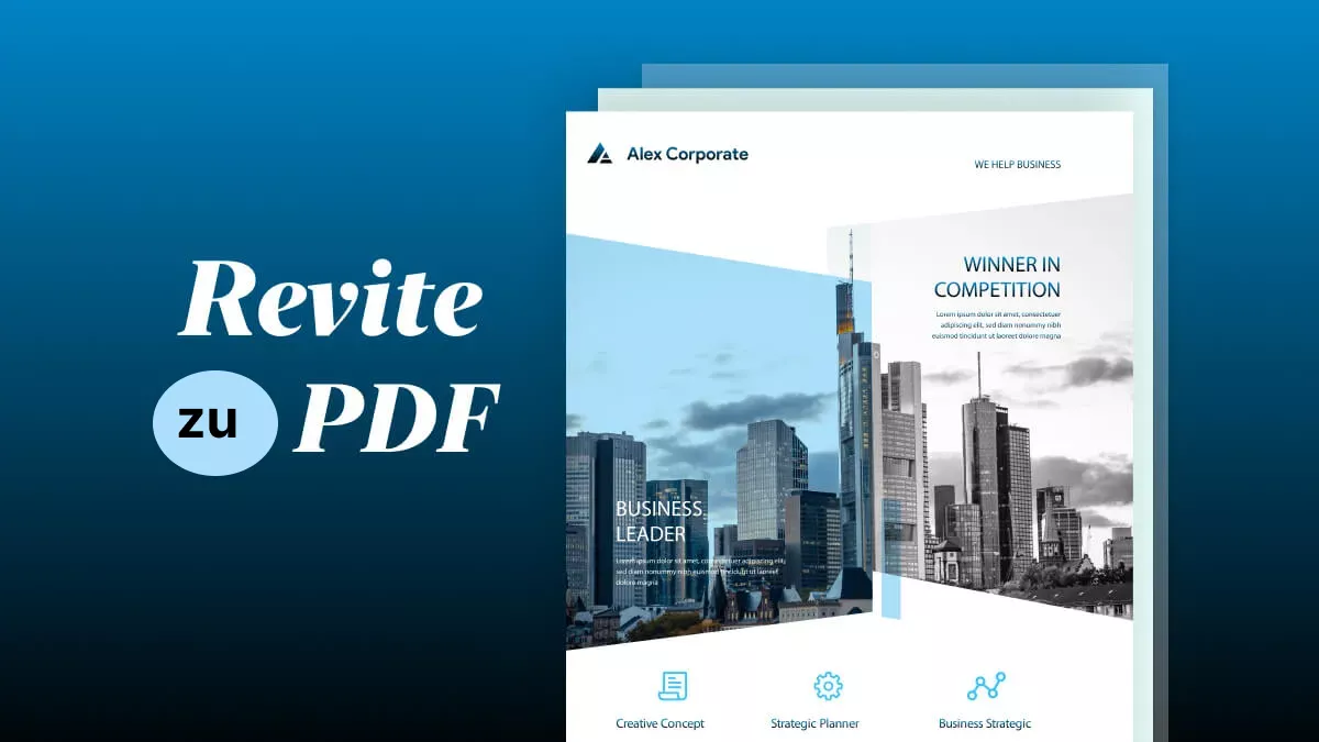 Revit in PDF exportieren/drucken/konvertieren - So geht's es!