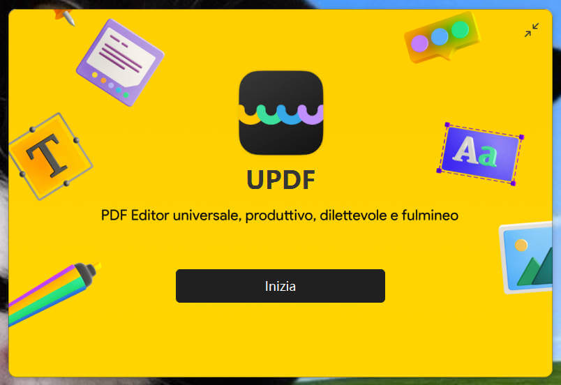 Inizia a usare UPDF