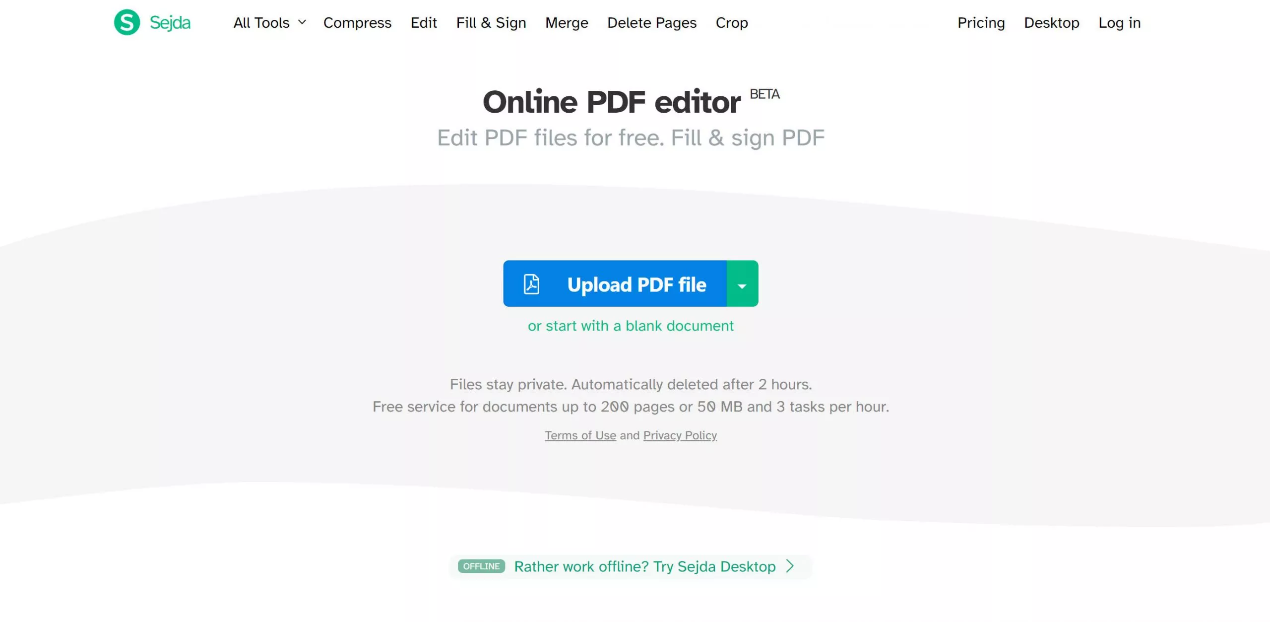 how to redline a pdf sejda online pdf editor