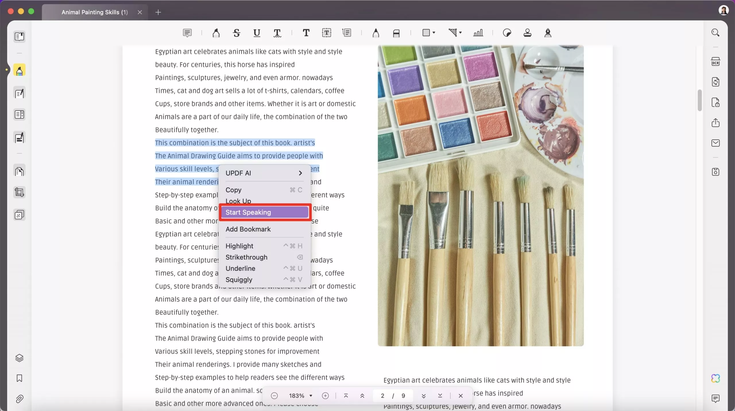 pdf a audiolibro mac