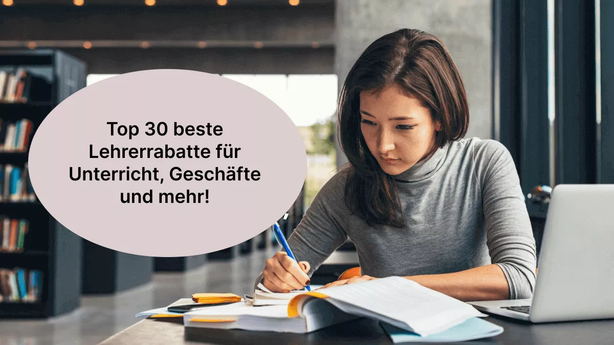 Top 30 beste Lehrerrabatte für Unterricht, Geschäfte und mehr!