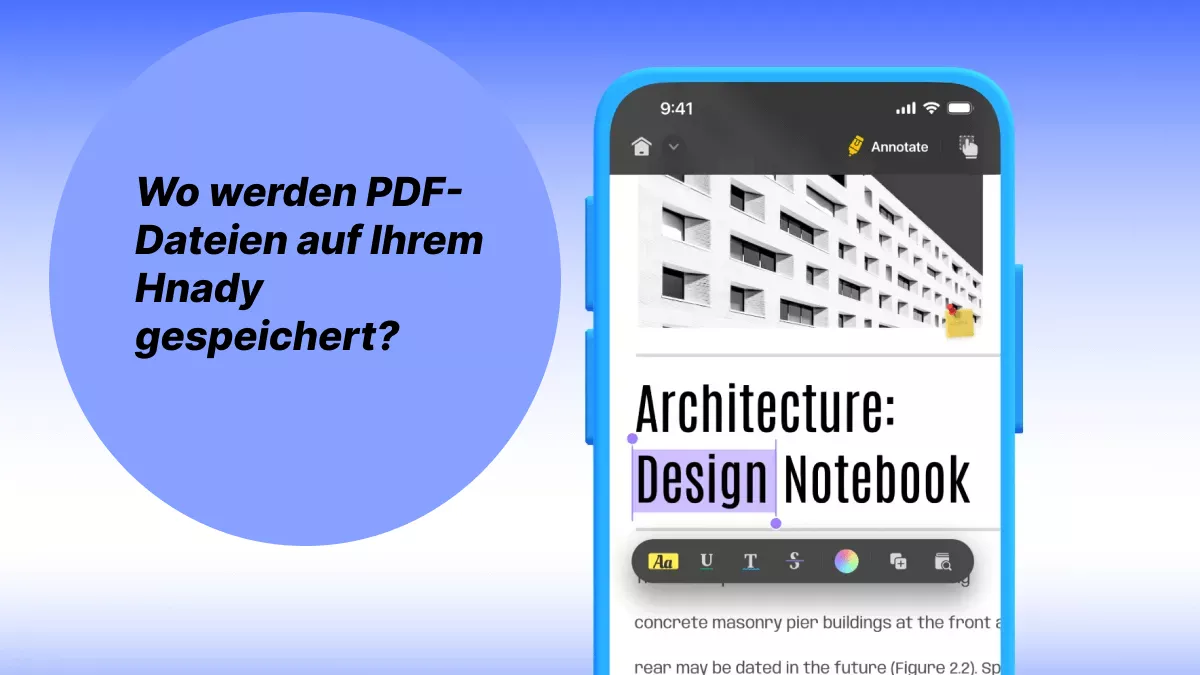 PDFs in Handy Speichern: Speicherorte und Bearbeitungsoptionen