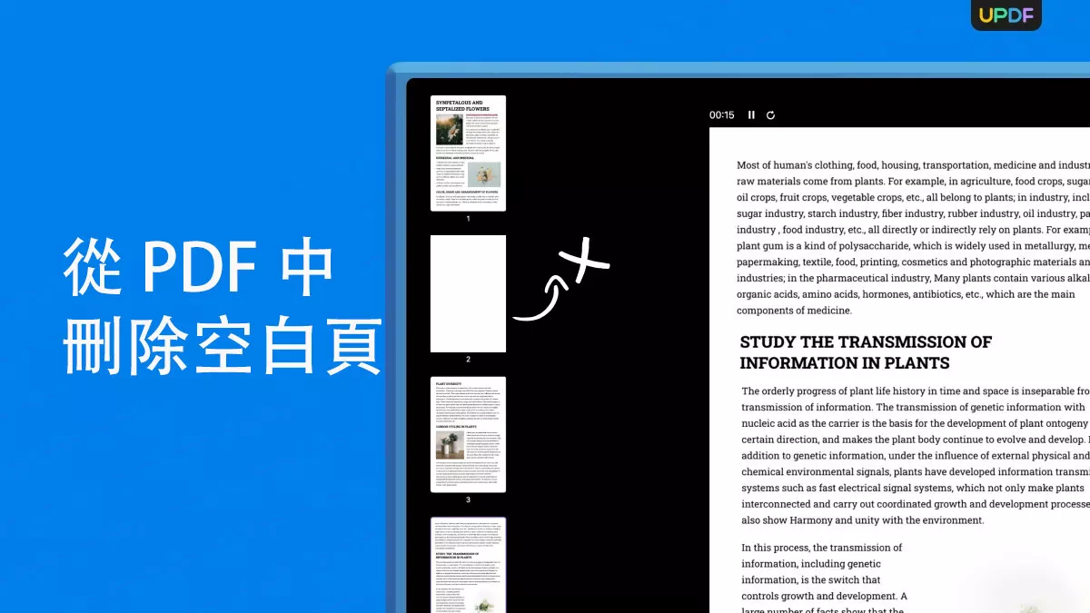 如何從 PDF 中刪除空白頁？