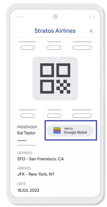 add to google wallet