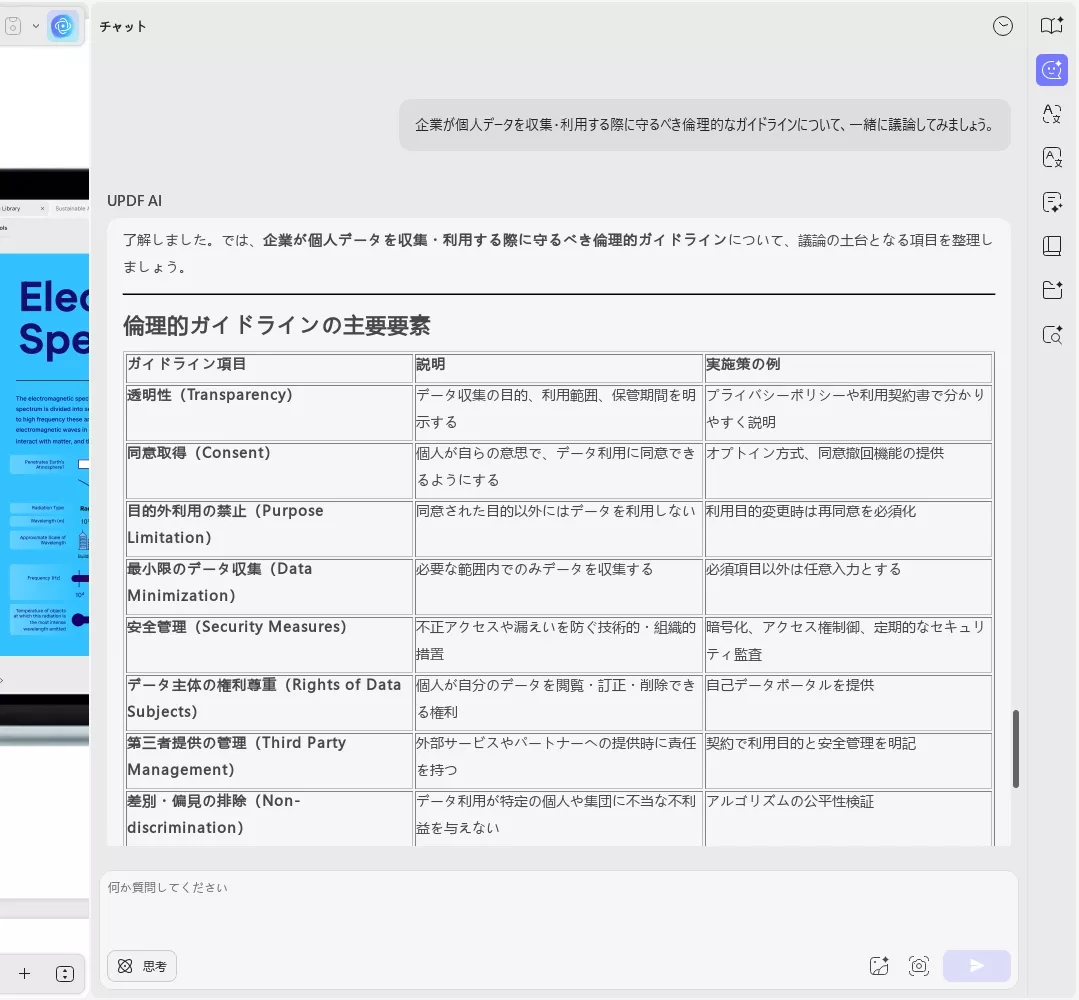 AI ディベーターのカテゴリ2
