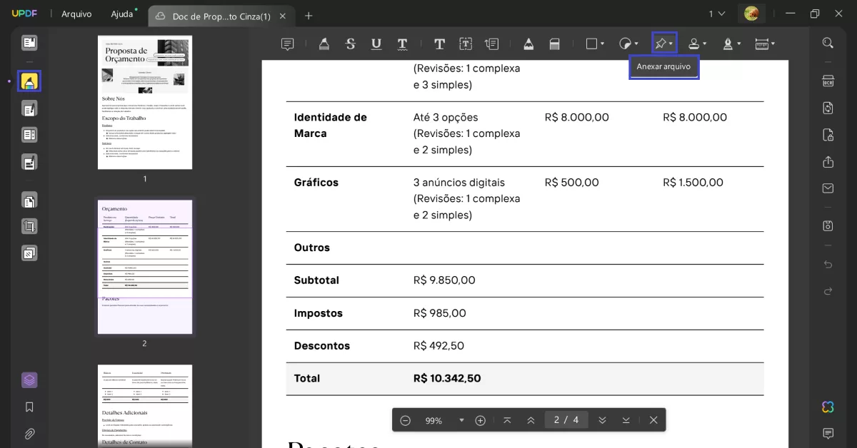 Anexar Documento do Word ao PDF