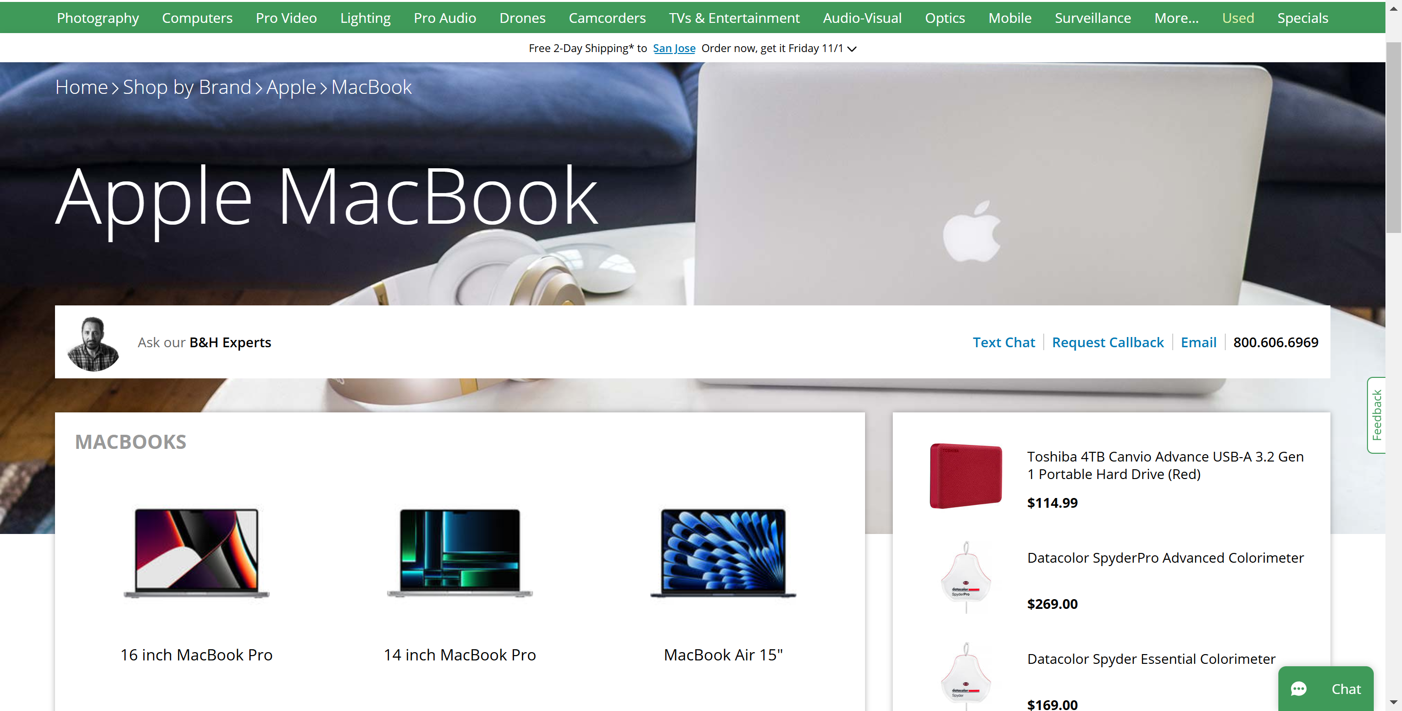 Black Friday offerta per MacBook: B&H