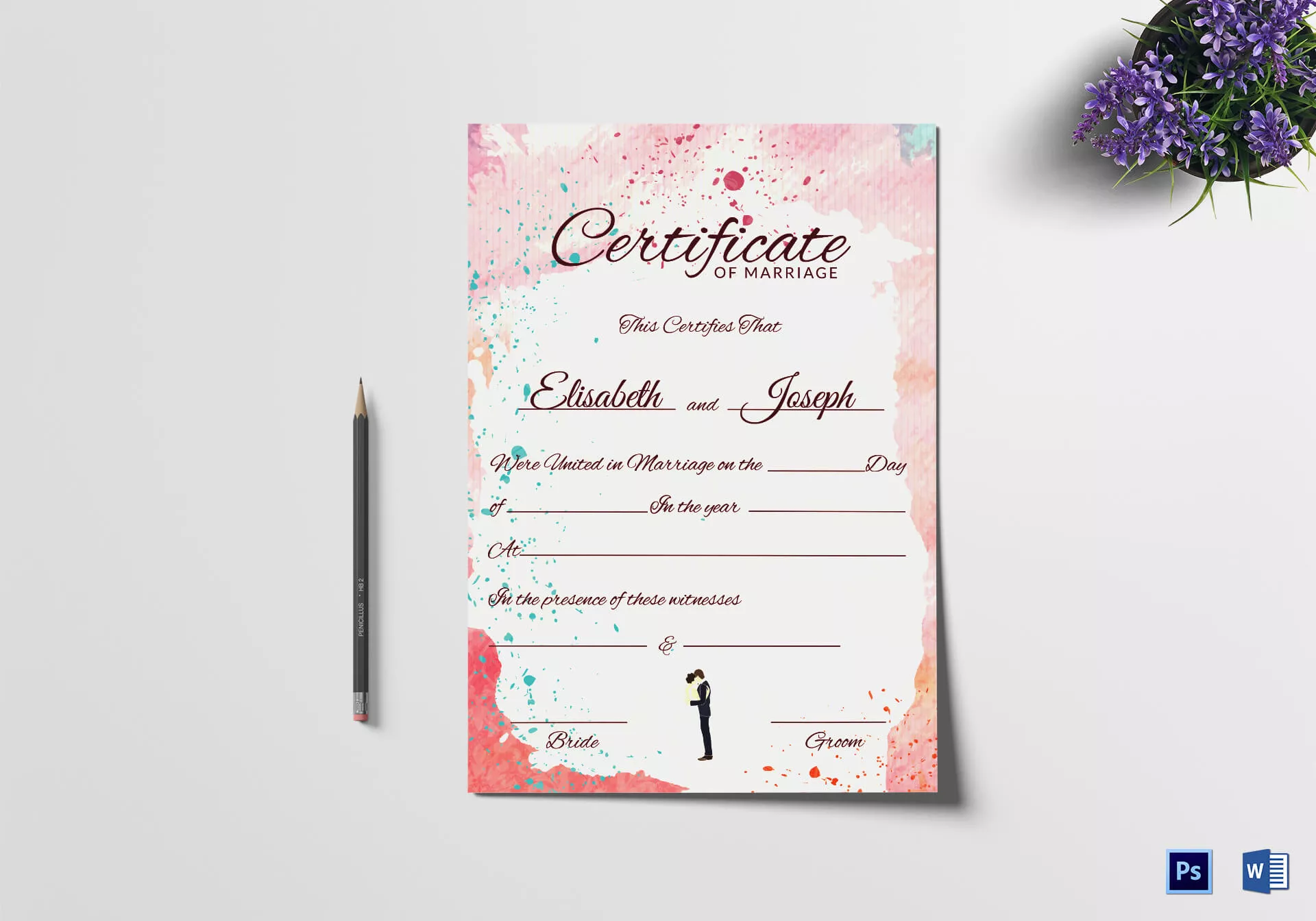 certificato di matrimonio