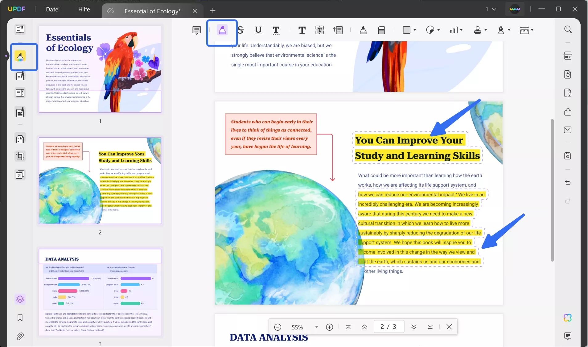 How to Highlight Text in a Scanned PDF Document on Windows and Mac With Continous Highlighting