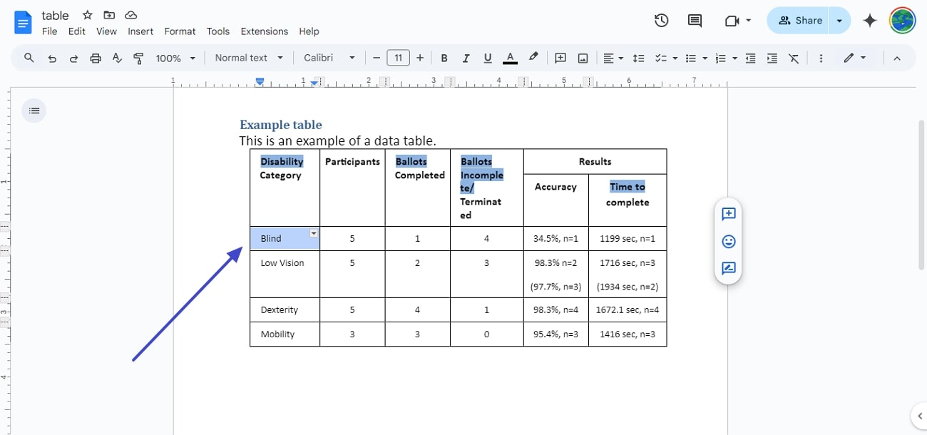 copy text from google docs