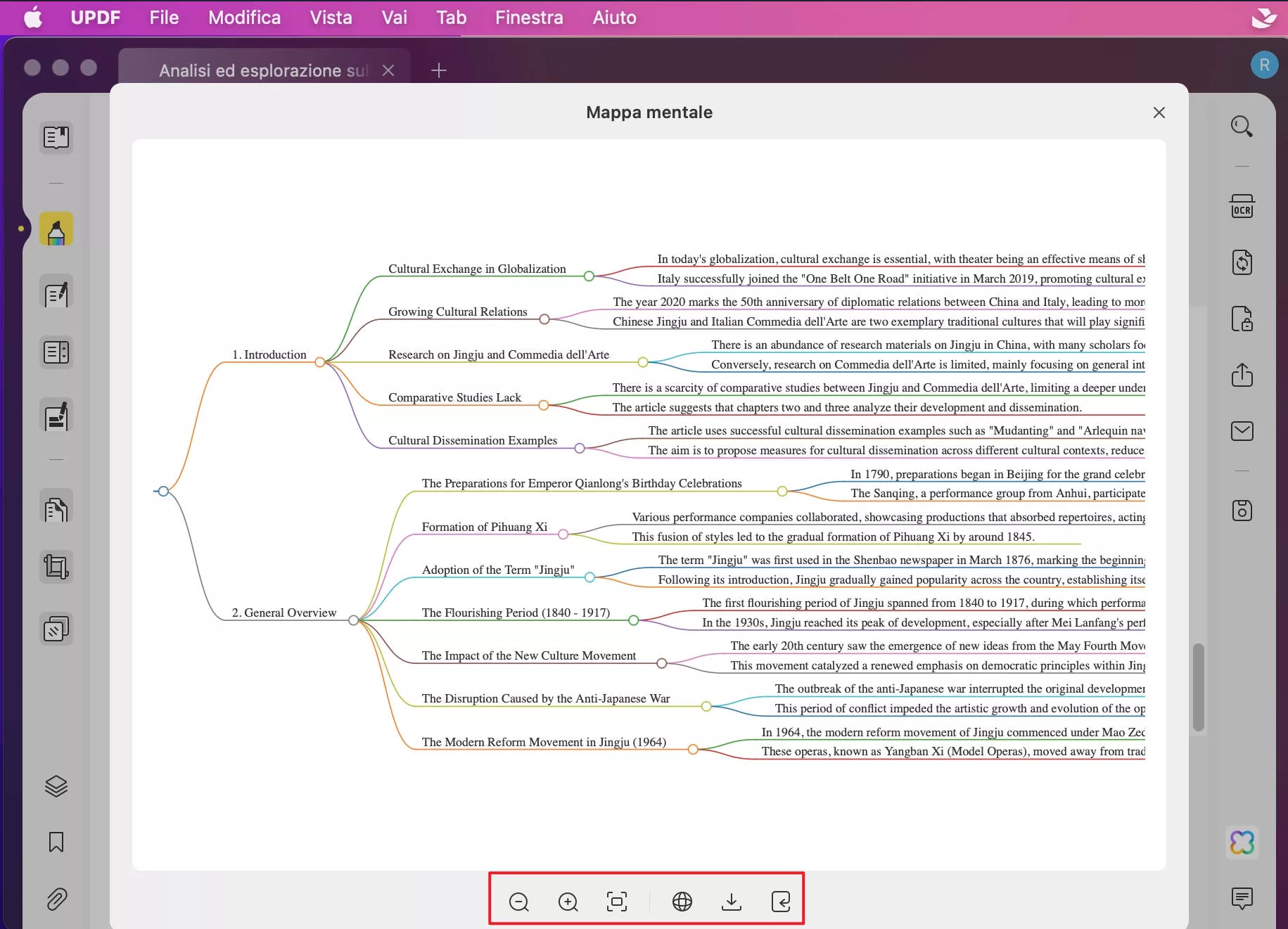 Convertire PDF in Mappa Mentale su Mac