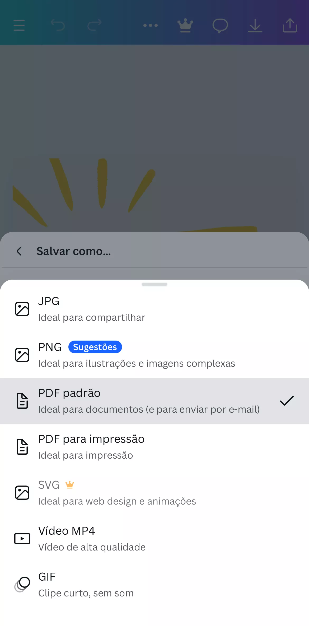 Como Salvar o Canva Como PDF