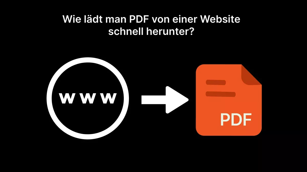 So können Sie PDFs von einer Website einfach herunterladen!