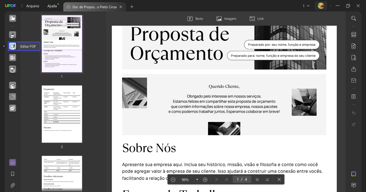 Editar PDF no Microsoft Edge 