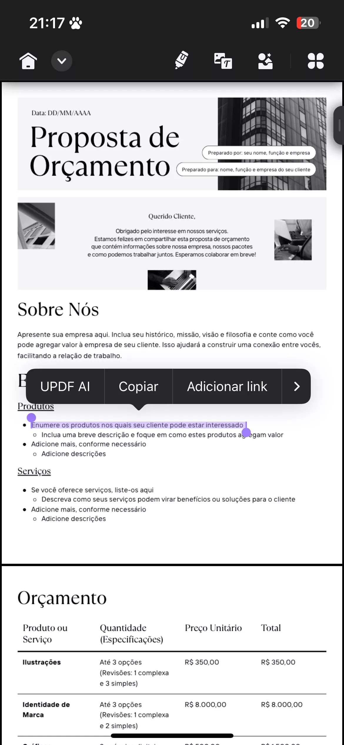 Como Editar Currículo em PDF