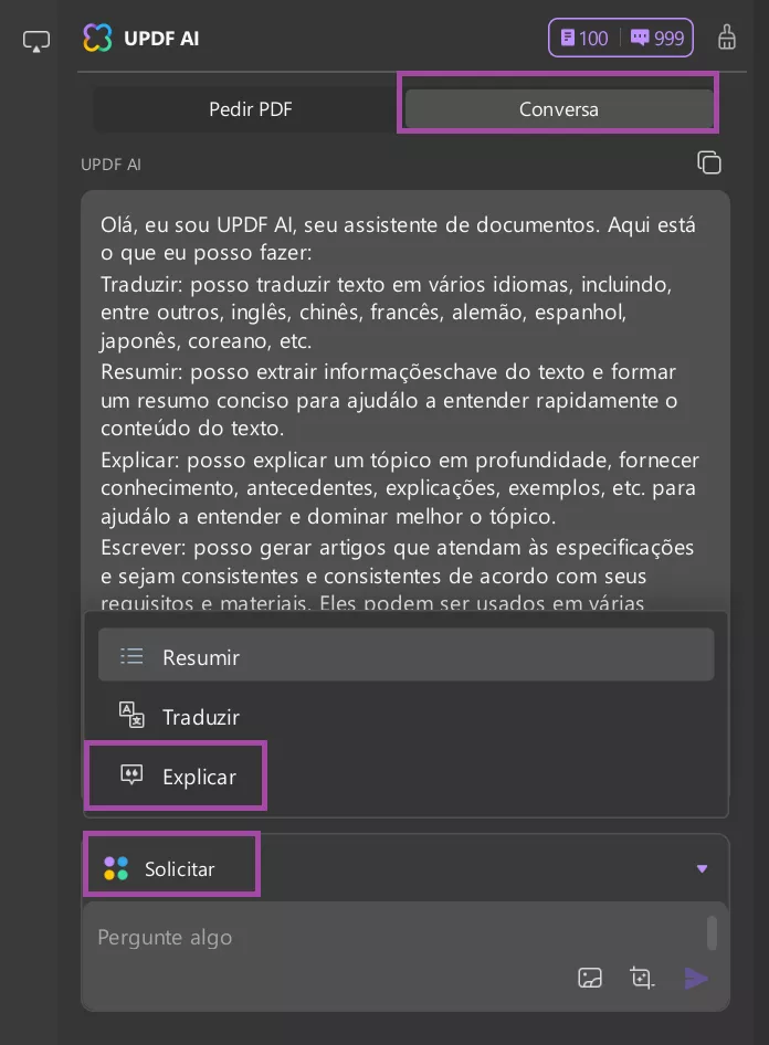 Explicar um PDF