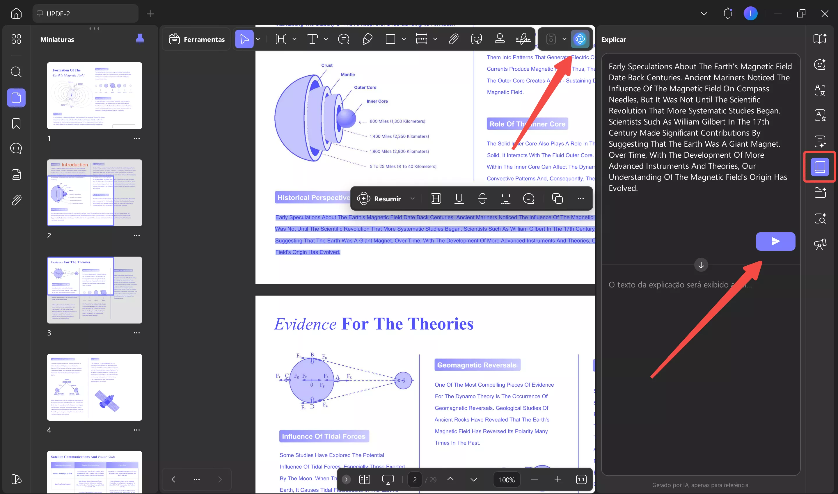 explicar pdf no modo de bate-papo