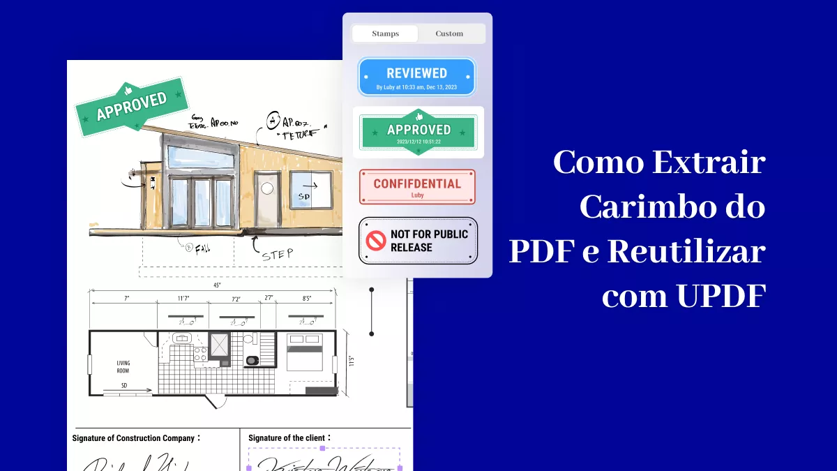 Personalização de PDF: Como Extrair Carimbo do PDF e Reutilizar com UPDF