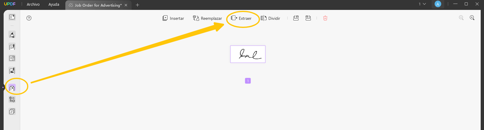 extraer firma cómo recortar la firma de un pdf