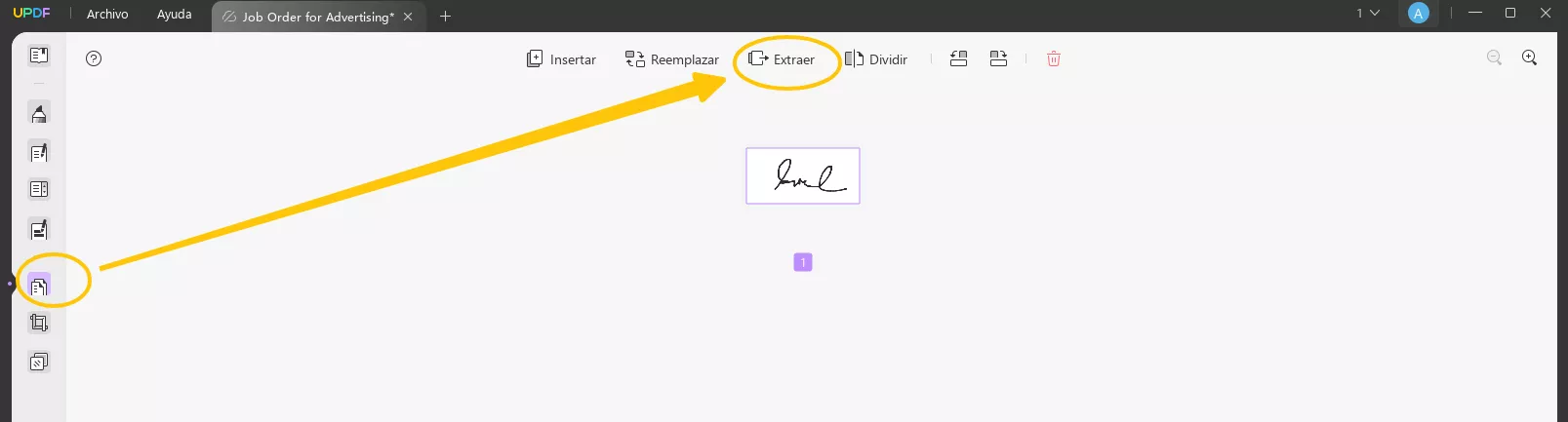 extraer firma cómo recortar la firma de un pdf
