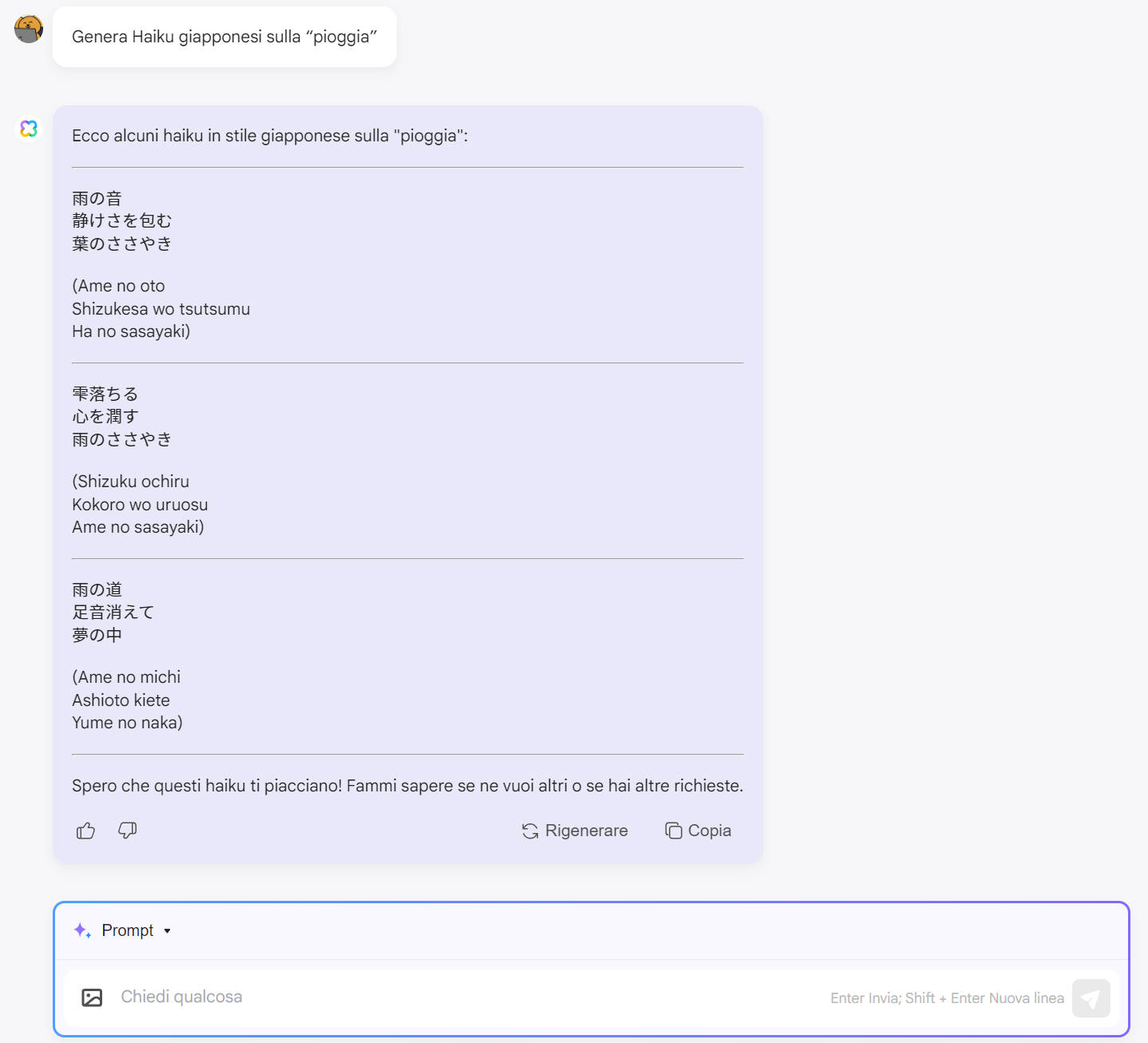 generare haiku creativi utilizzando UPDF AI