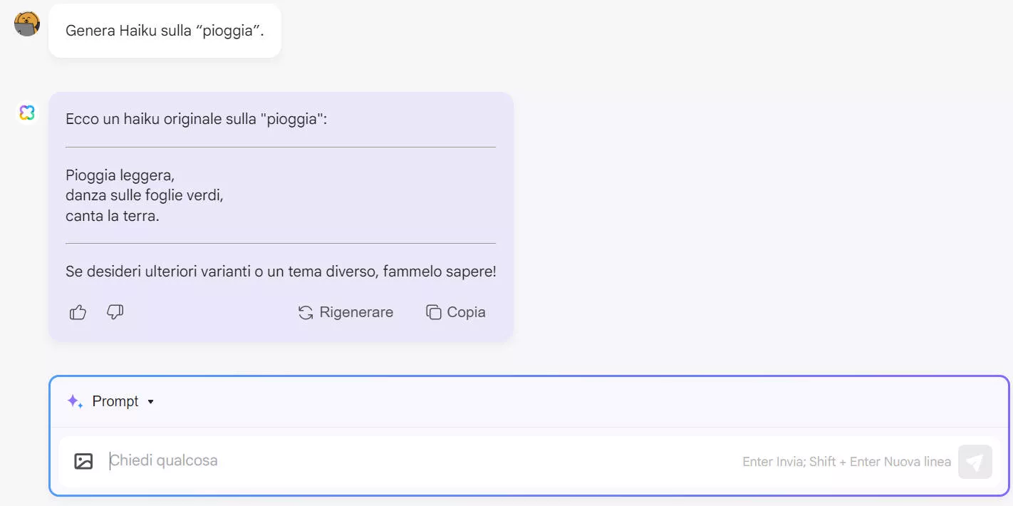 generare haiku creativi utilizzando UPDF AI