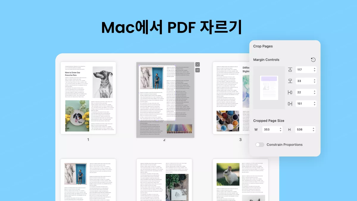 Mac에서 미리보기로 PDF 자르는 법: 단계별 가이드