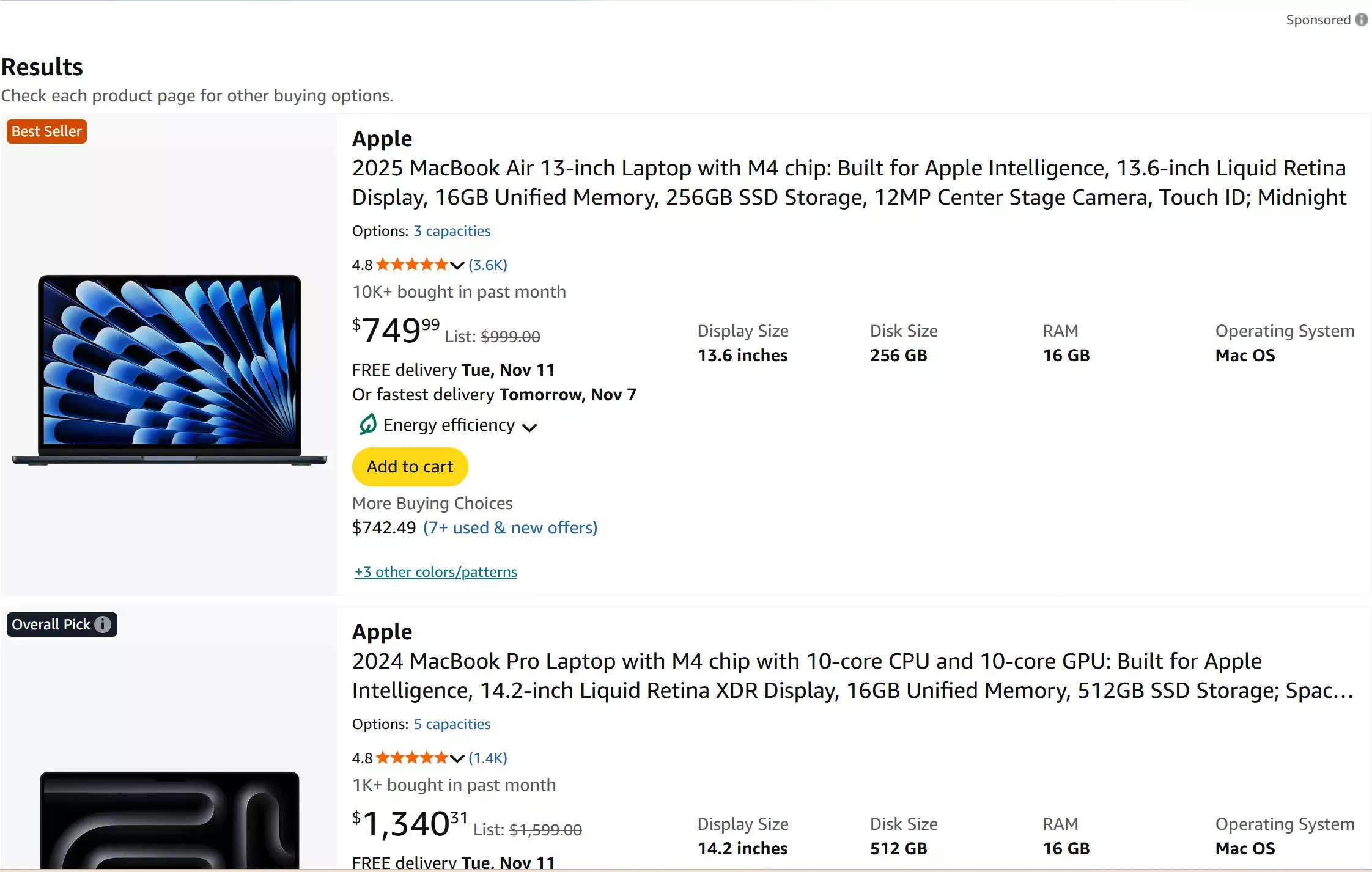 Amazon MacBook Angebote Black Friday