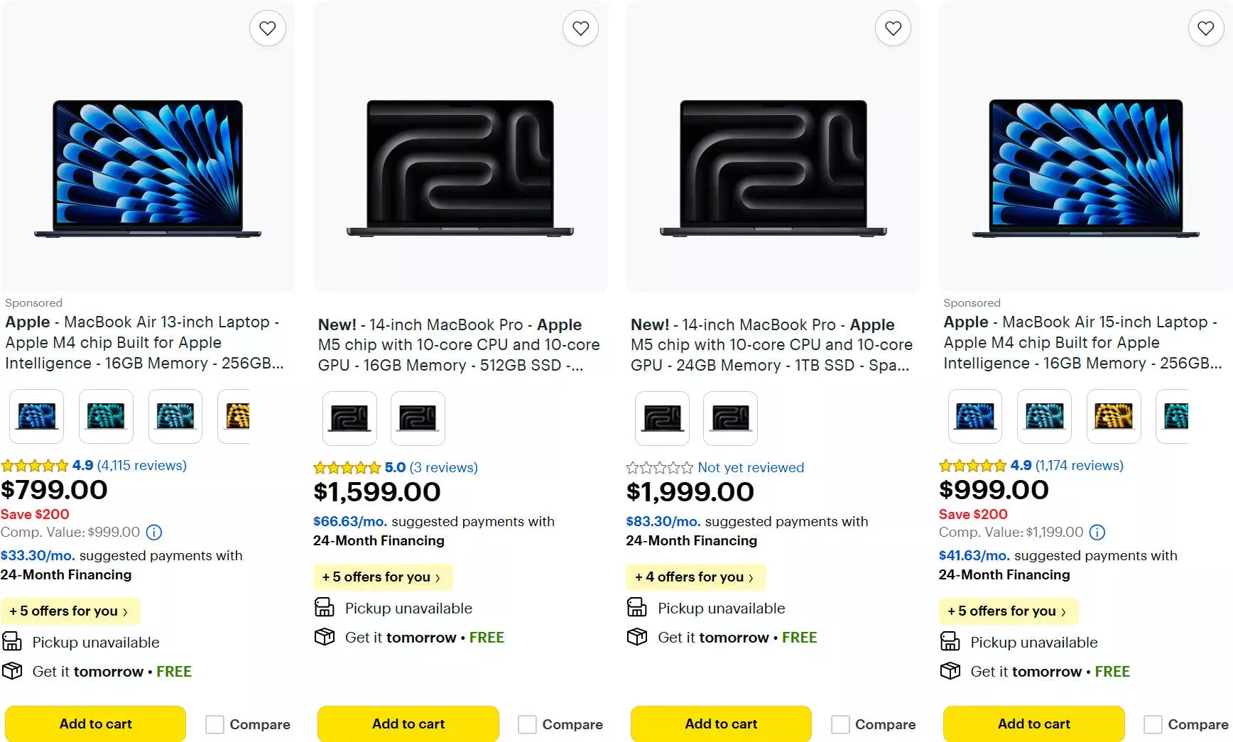 Best Buy MacBook Angebote Black Friday